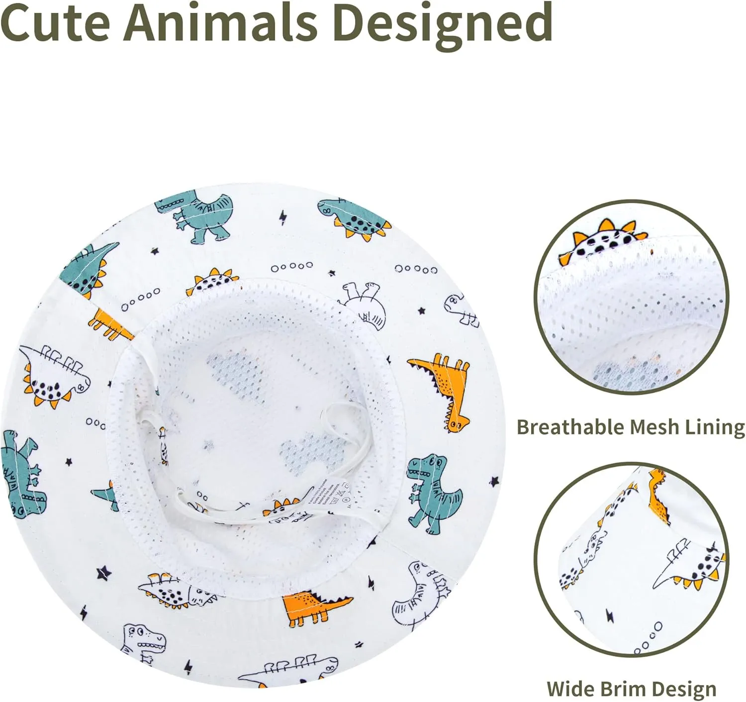 Baby Boy Sun Hat Baby Hats UPF 50  Toddler Sun Hat Infant Sun Hats Kids Beach Summer Adjustable Bucket Hat