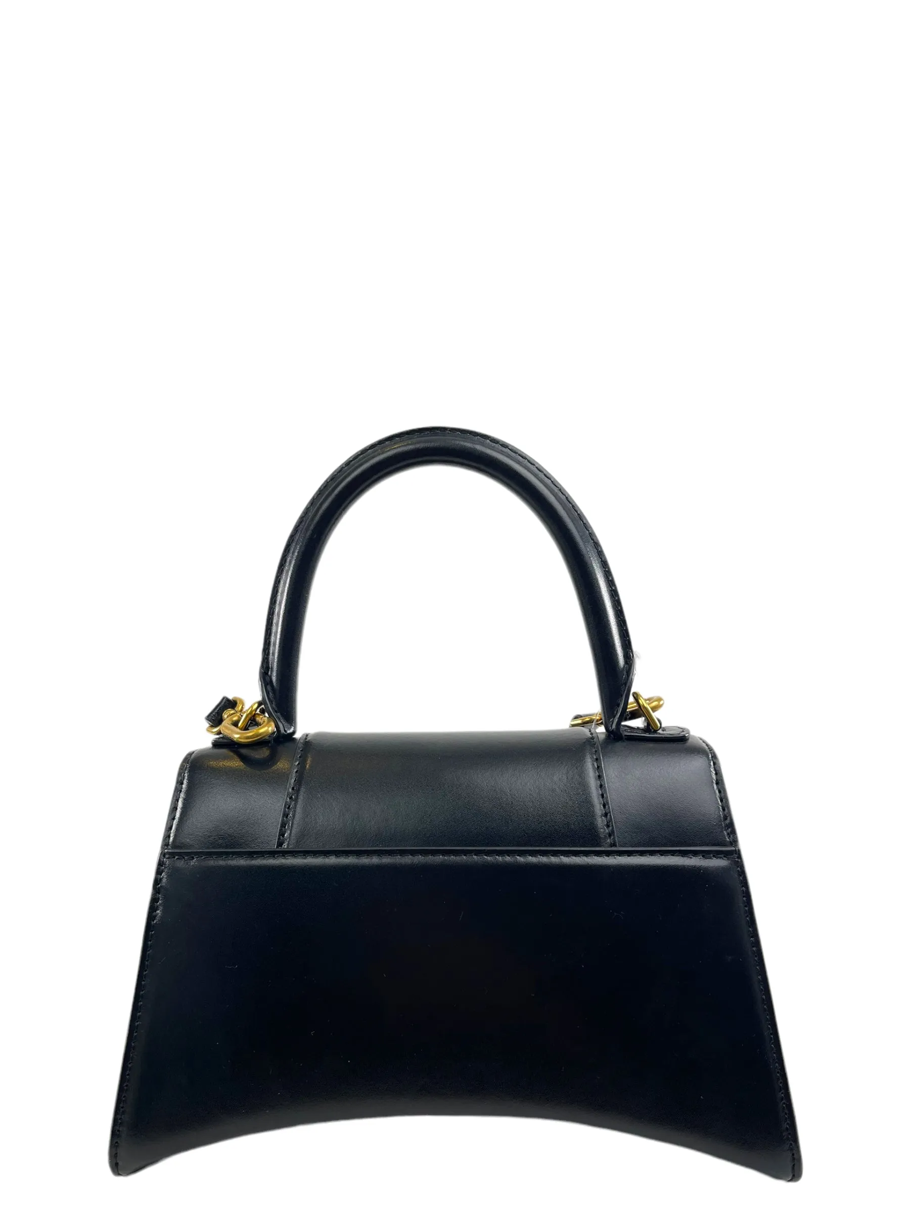 Balenciaga Black Leather ‘Hourglass XS’ Crossbody