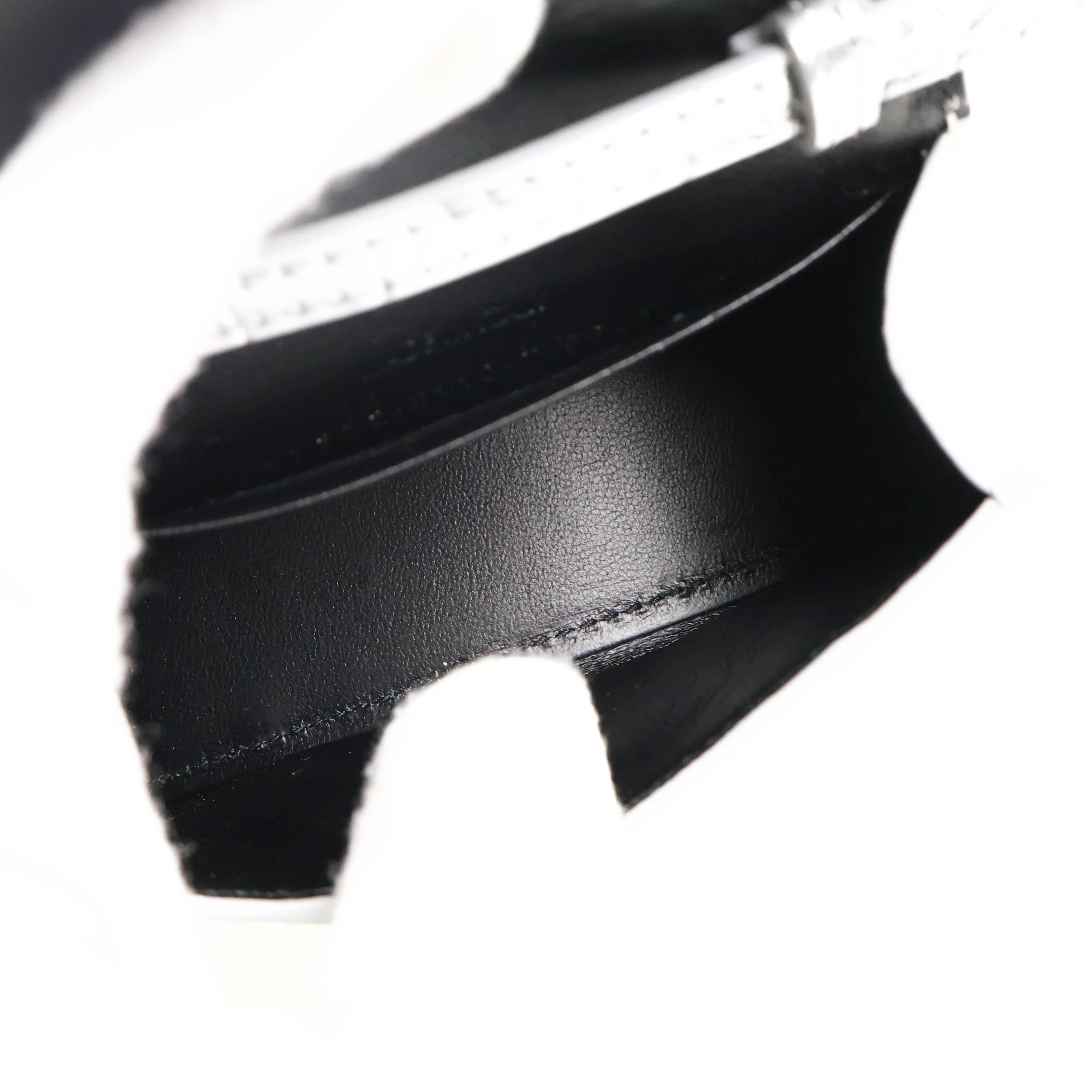 Balenciaga Hourglas Extra Small Croc Embossed Silver