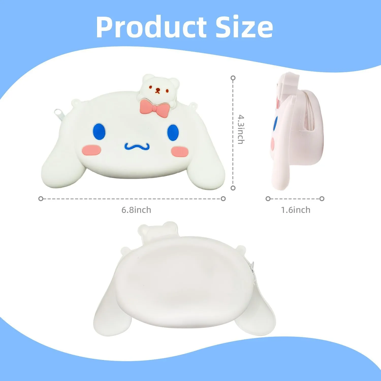 Cartoon Crossbody Shoulder Bag Mini Kawaii Anime Cute Toy Bag Accessories Coin Purse For Girls Women Teen