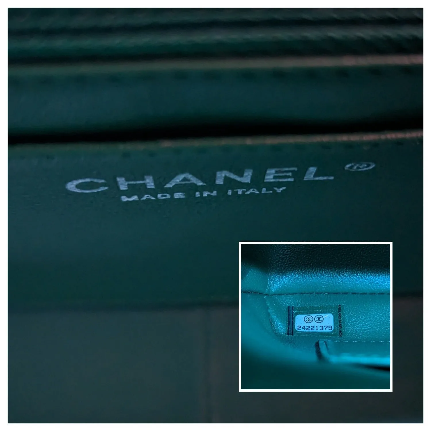 Chanel Calfskin Medium Rock My Shoulder Flap Green