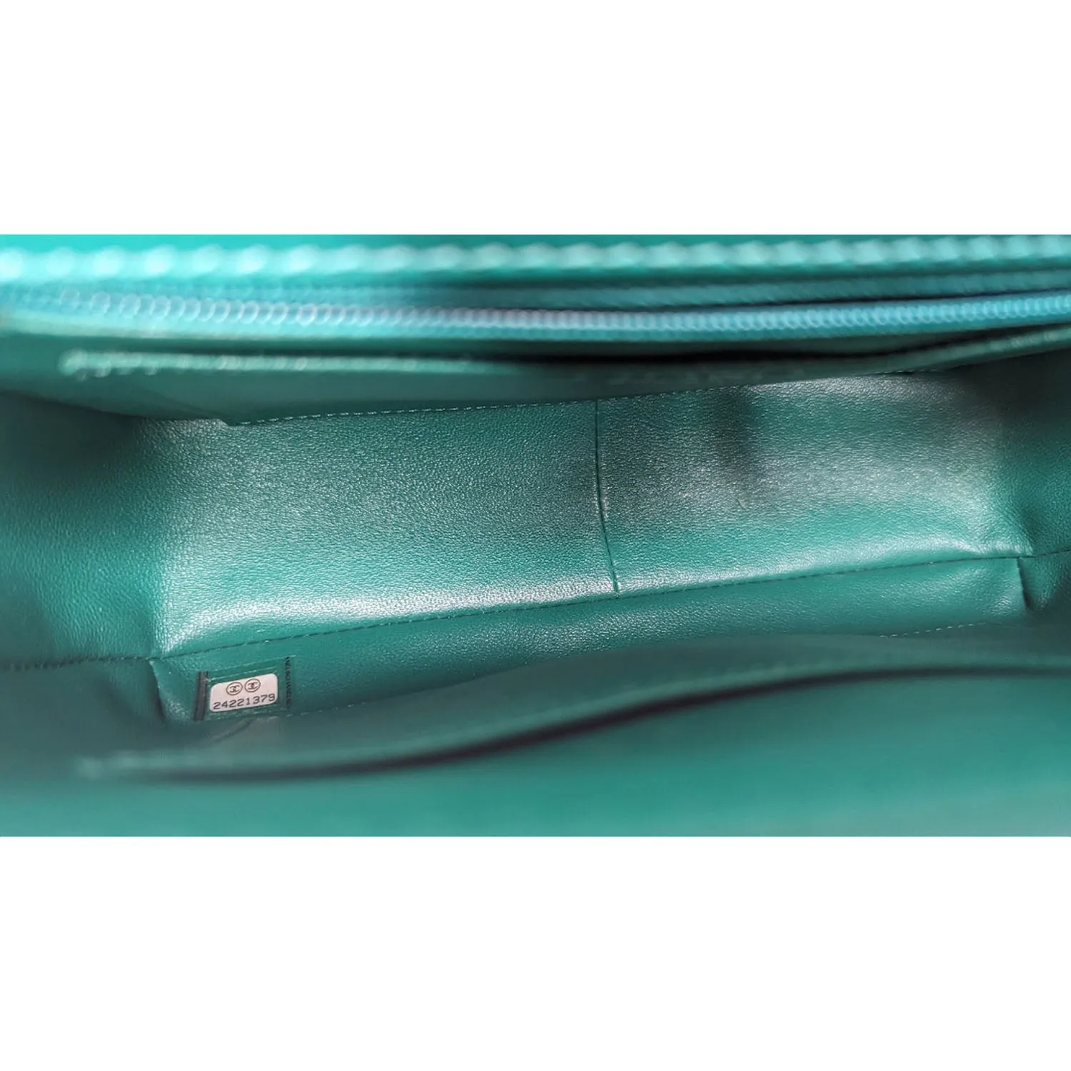 Chanel Calfskin Medium Rock My Shoulder Flap Green