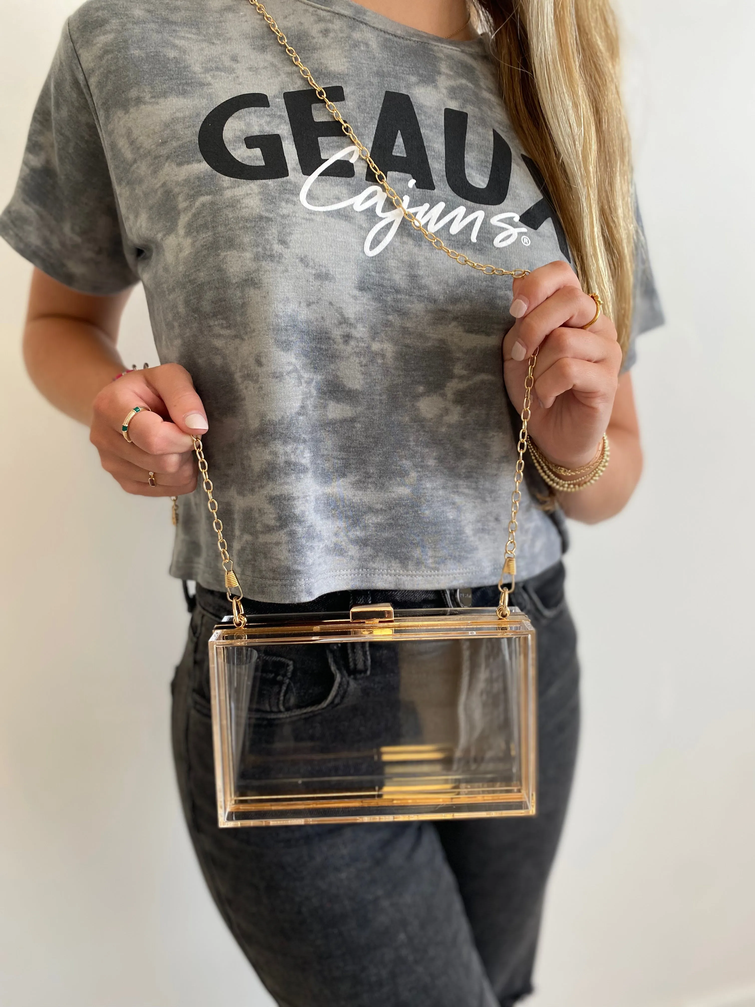 Clear Acrylic Stadium Bag