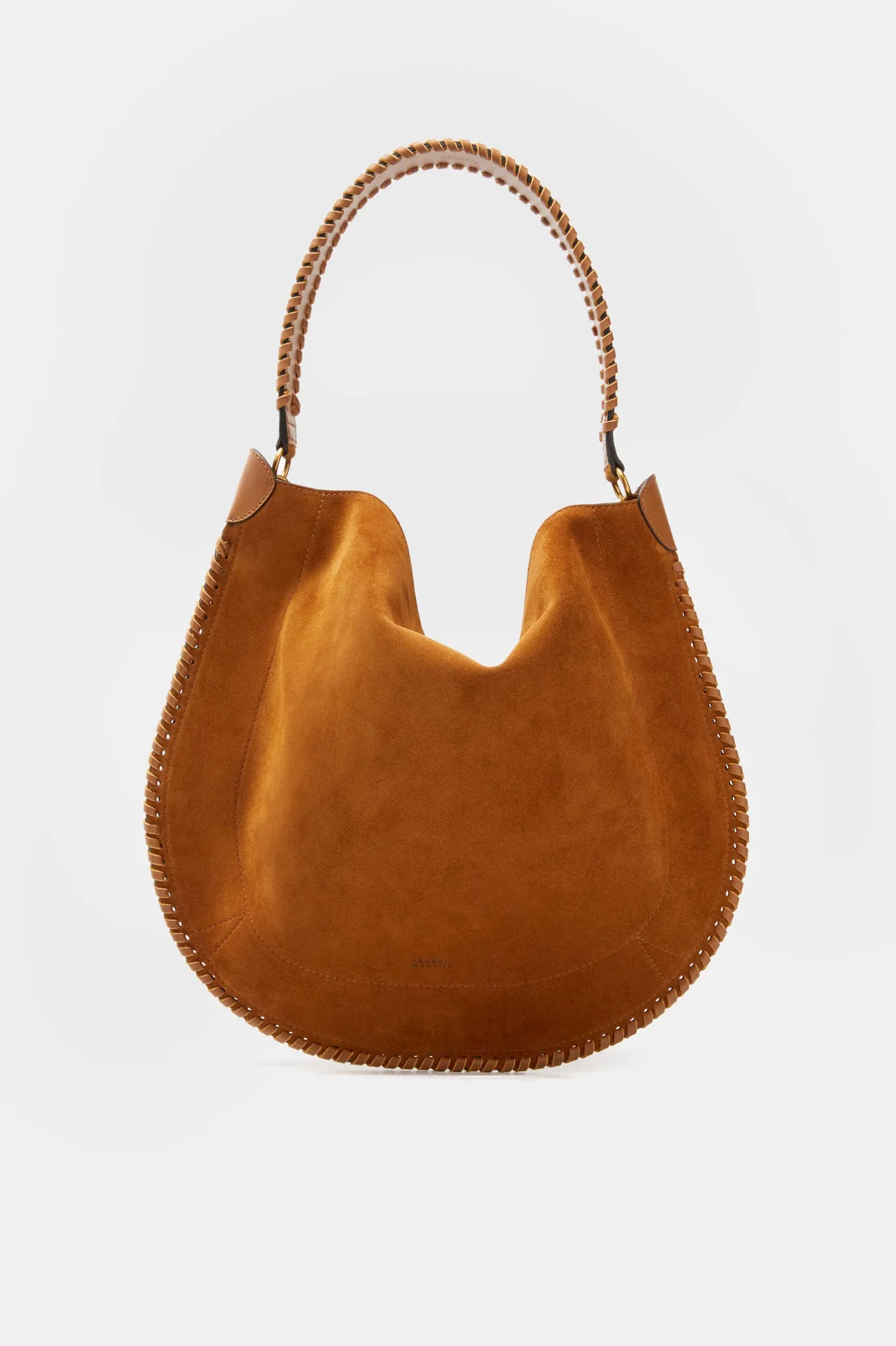 Cognac Soft Suede Oskan Hobo