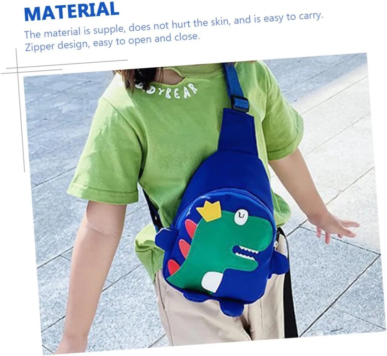 Dinosaur Purse Belt and Girls Boys and Girls Belt Bag Shoulder Pouch Cartoon Shape