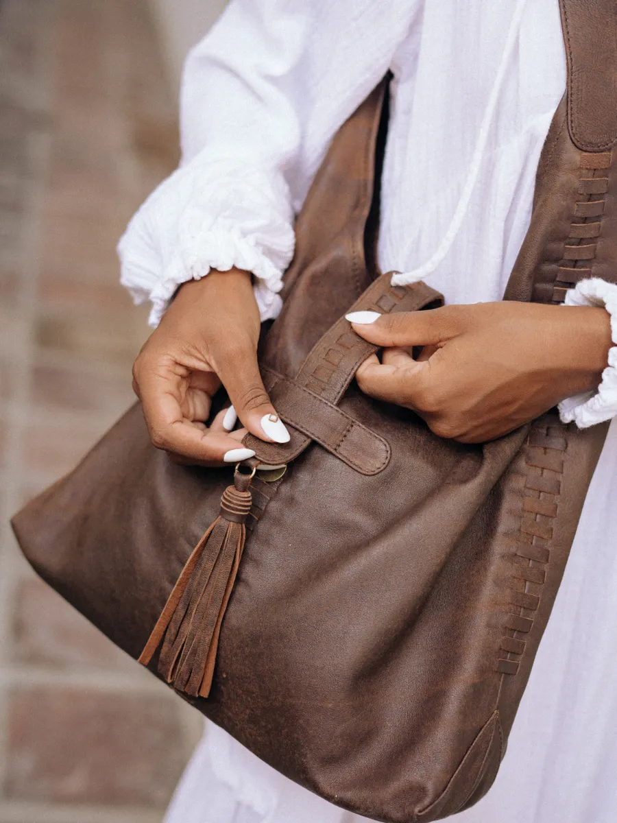Ella Hobo Bag - Antique Brown