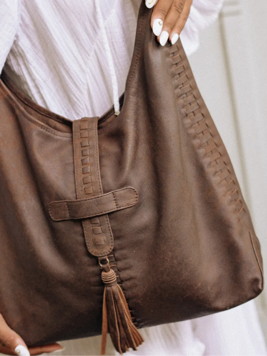 Ella Hobo Bag - Antique Brown