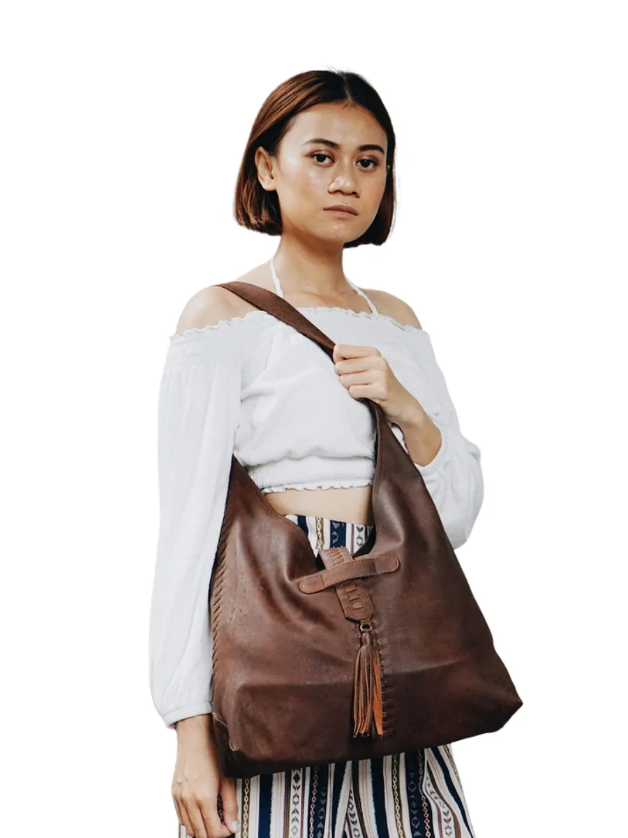 Ella Hobo Bag - Antique Brown