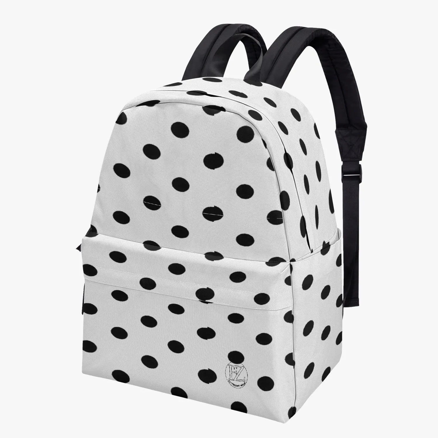 FZ Dot Print Canvas Backpack