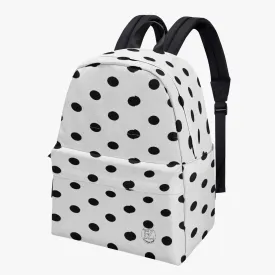FZ Dot Print Canvas Backpack