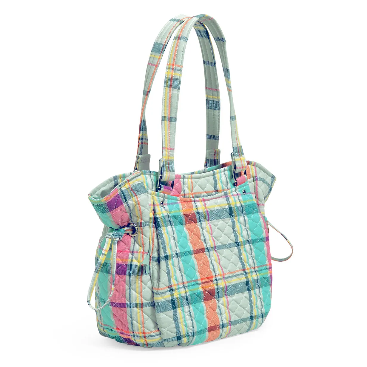 Glenna Satchel - Pastel Plaid