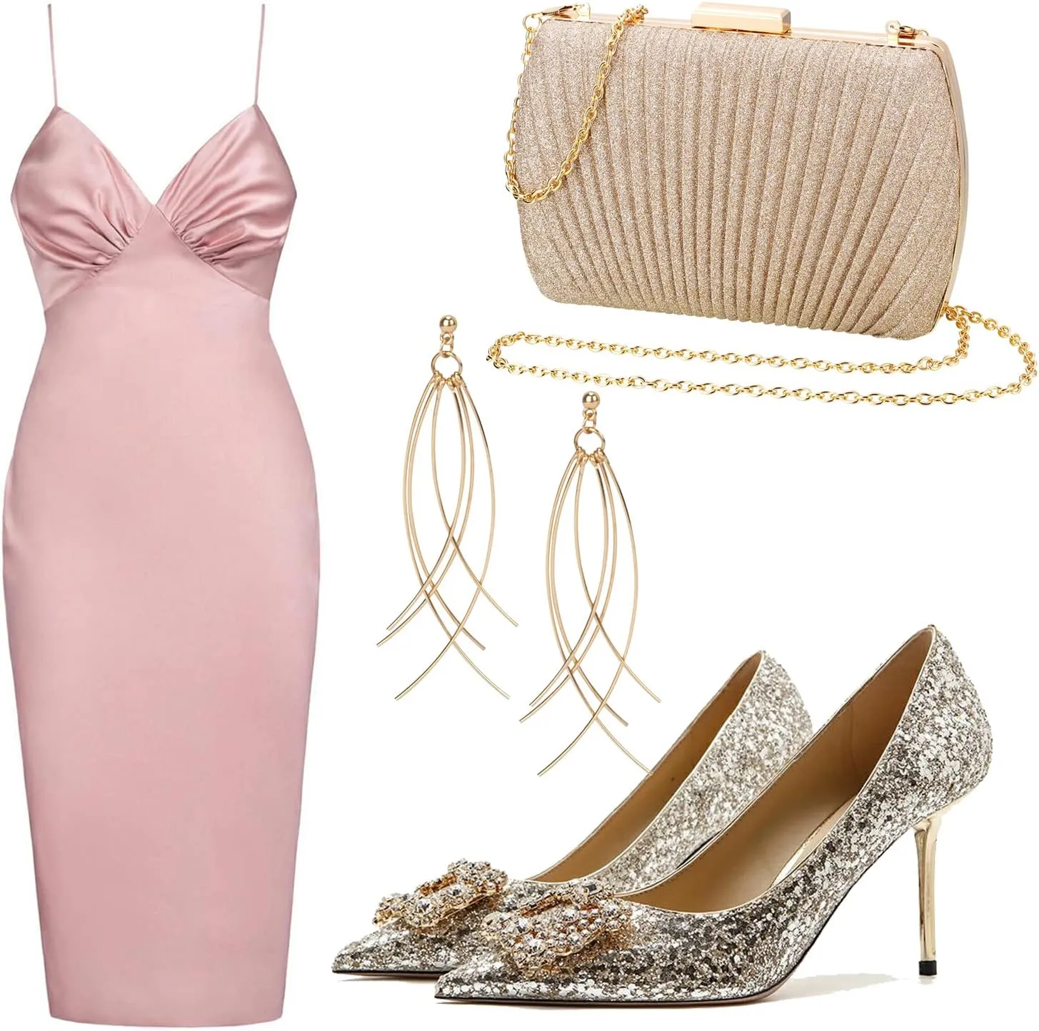 gold clutch,gold clutch purses for women evening wedding cocktail party evening bag shoulder crossbody handbag