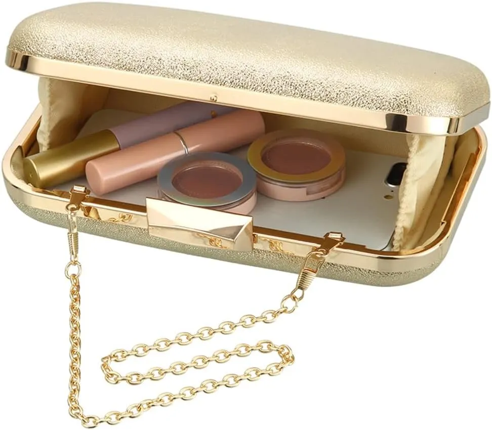 gold clutch,gold clutch purses for women evening wedding cocktail party evening bag shoulder crossbody handbag