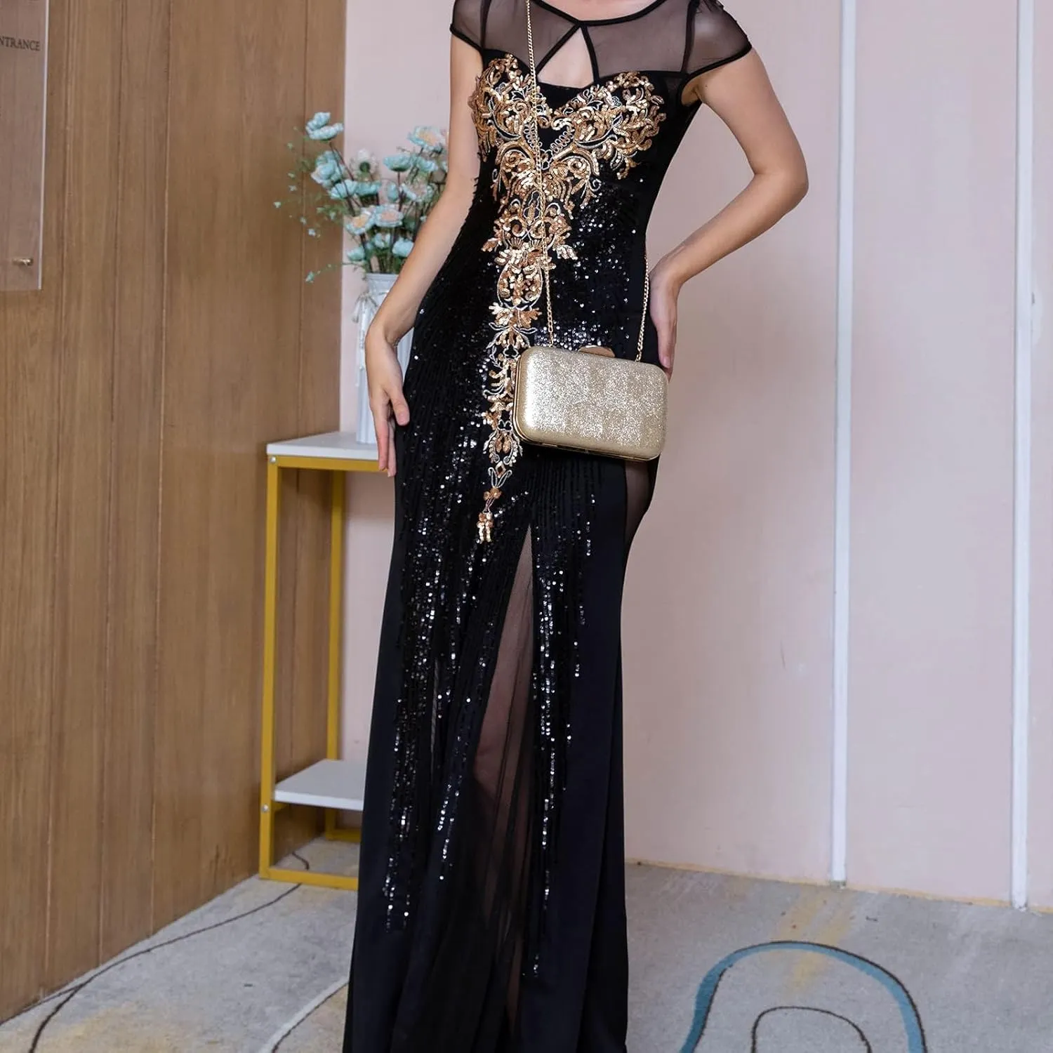 gold clutch,gold clutch purses for women evening wedding cocktail party evening bag shoulder crossbody handbag