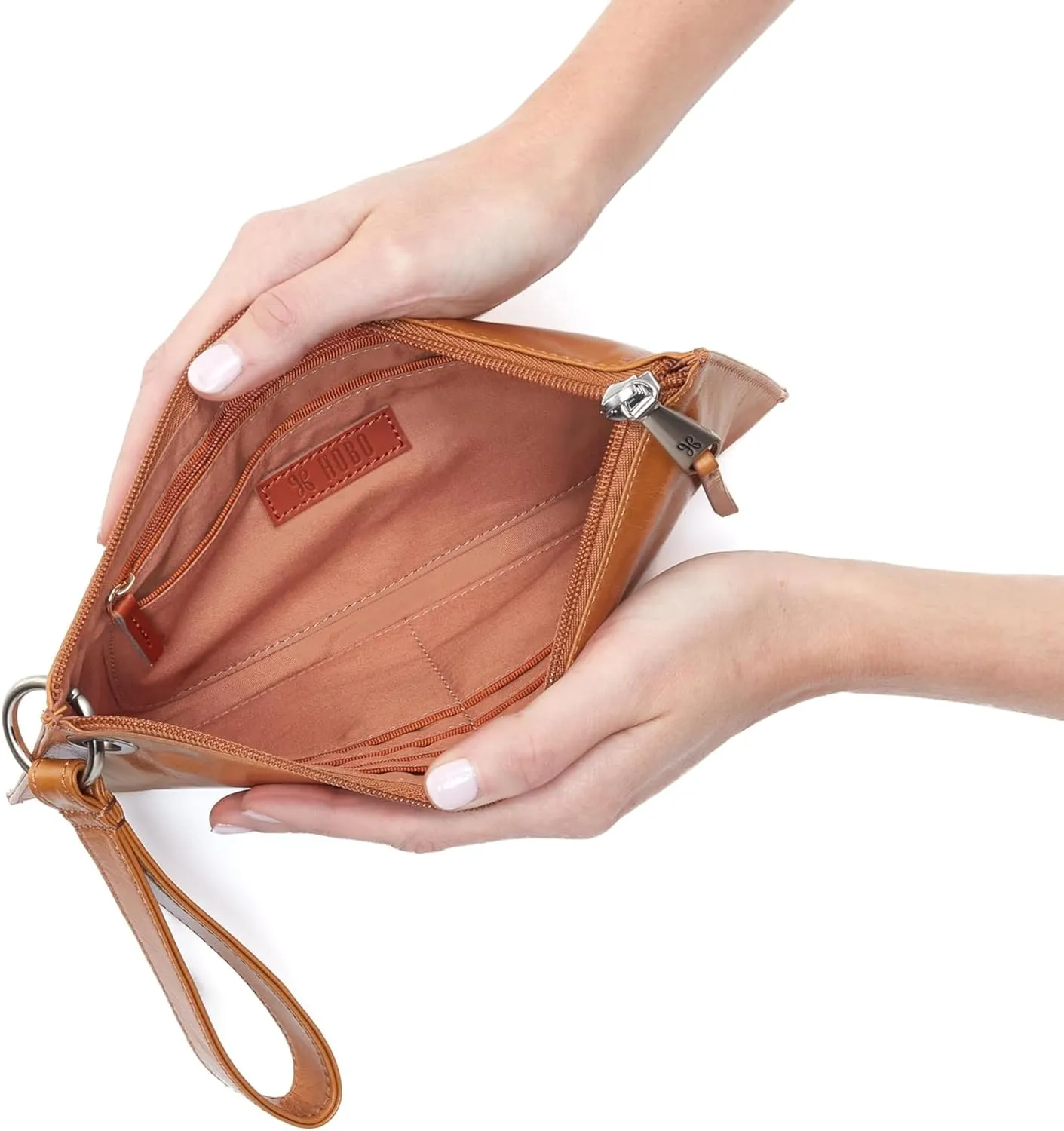 HOBO Vida Leather Wristlet Clutch Bag for Women