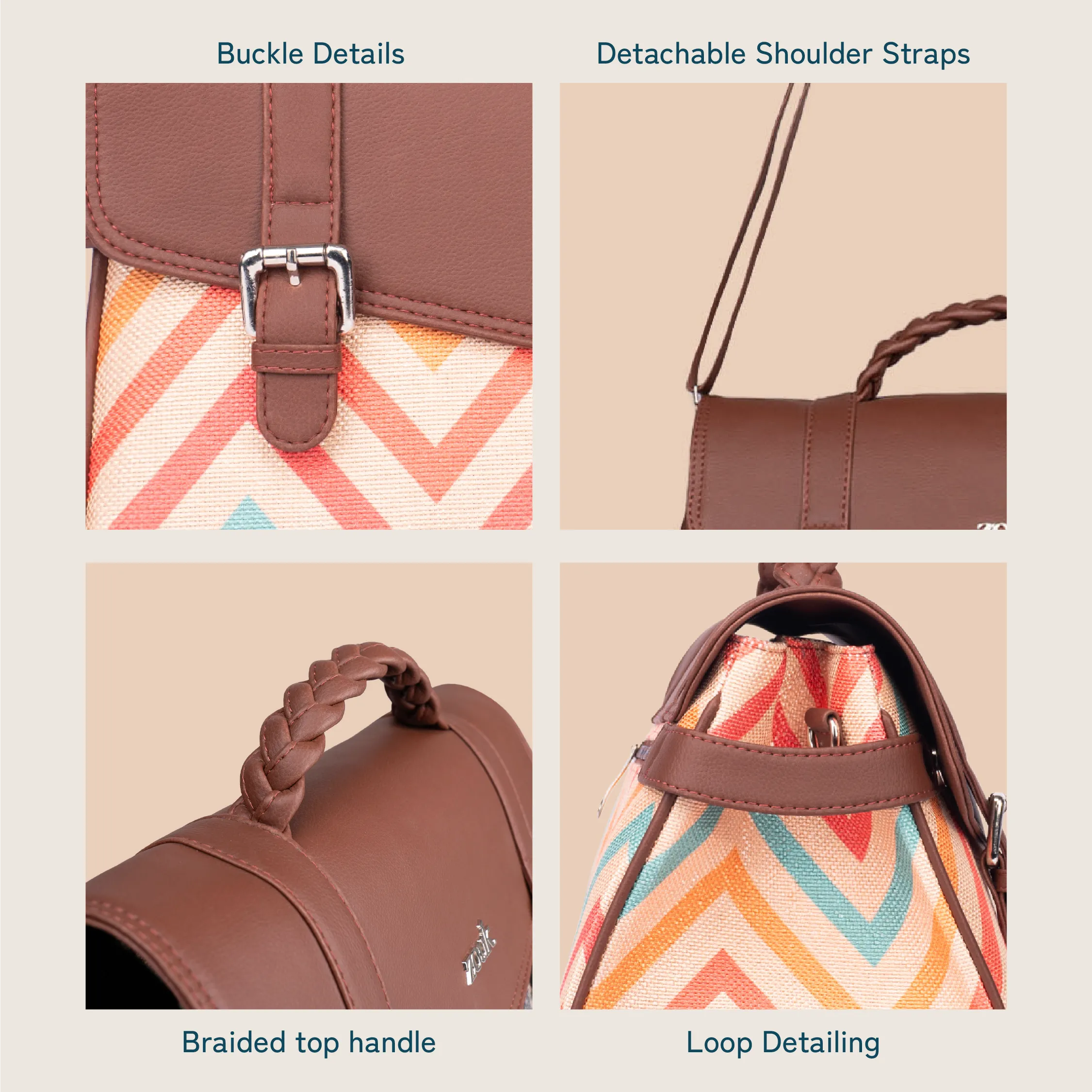 Konkona Heritage Satchel Bag - WavBeach