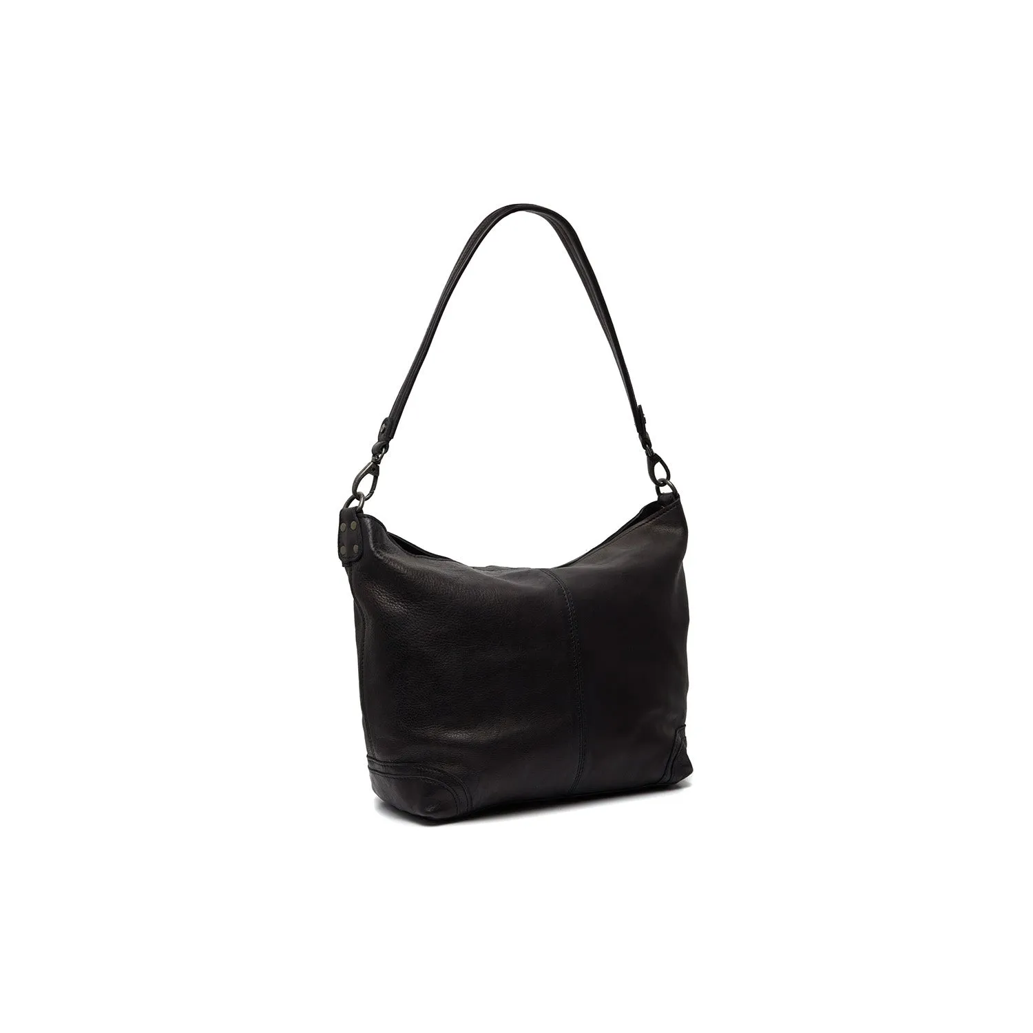 Leather Shoulder Bag Black Bolivia