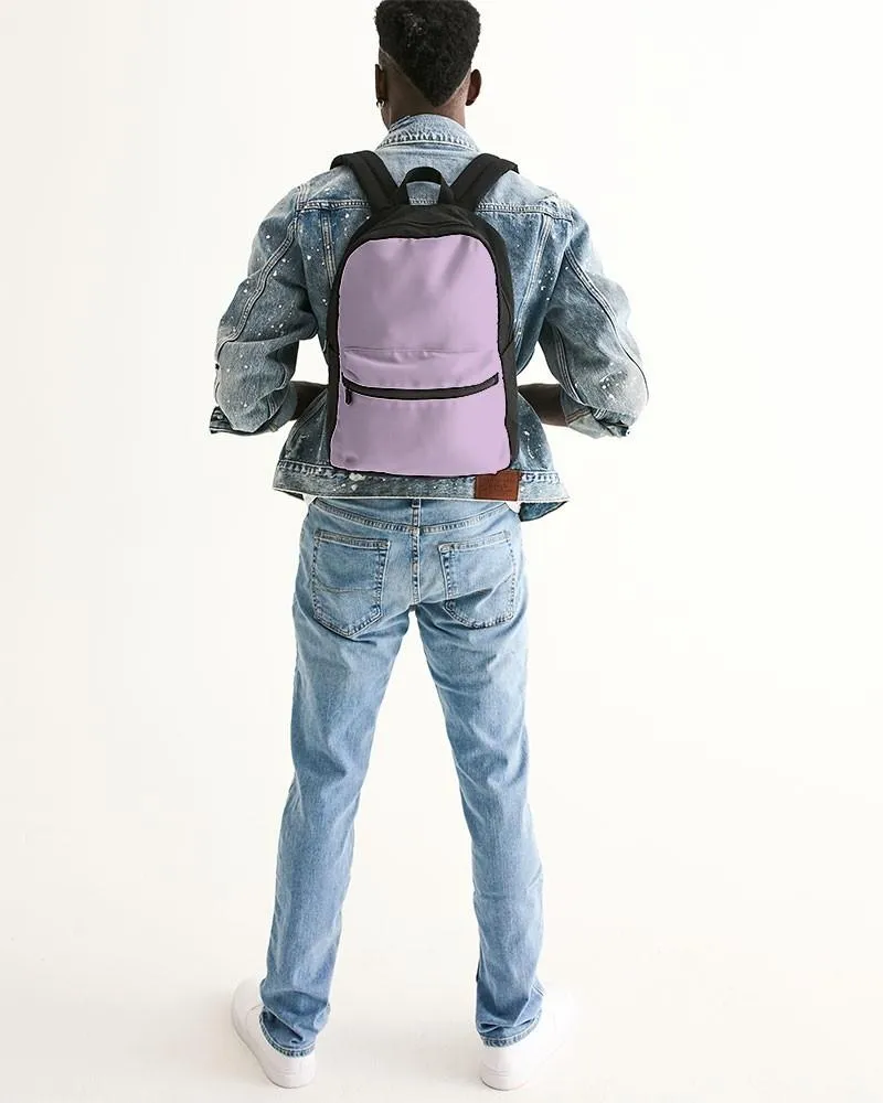 Pale Pastel Purple Canvas Backpack | Bright Pale Pastel Purple | C15M30Y0K0