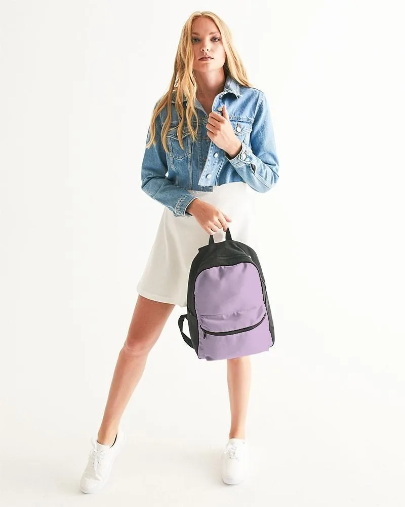 Pale Pastel Purple Canvas Backpack | Bright Pale Pastel Purple | C15M30Y0K0