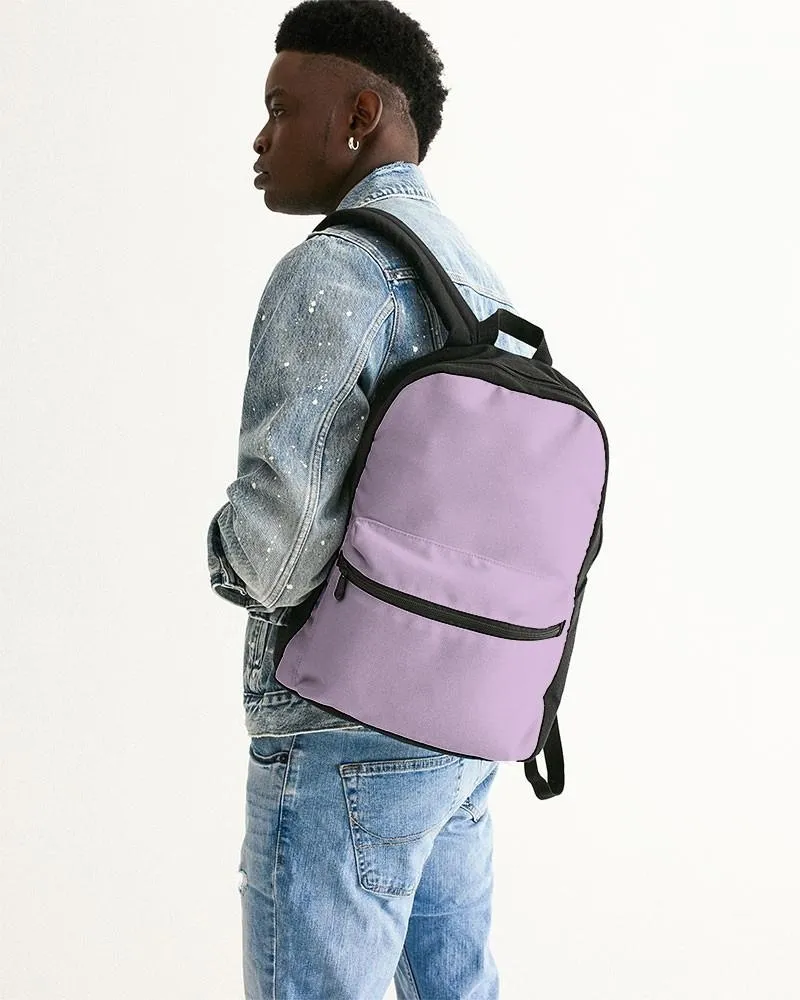 Pale Pastel Purple Canvas Backpack | Bright Pale Pastel Purple | C15M30Y0K0