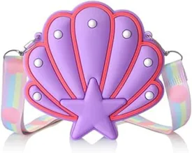 Seashell Shape Crossbody Bag Girls Starfish Purse Cute Shoulder Bag with Adjustable Strap Mermaid Bag Seashell Purse