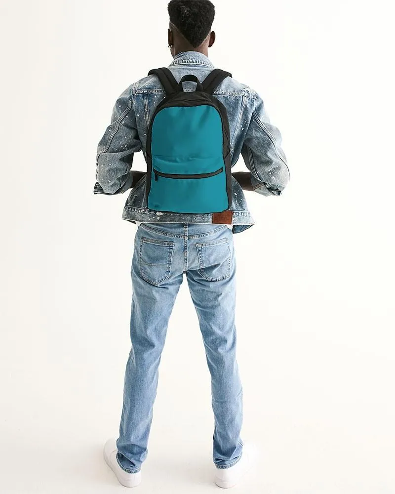 Shaded Cyan Canvas Backpack | C100M0Y25K30