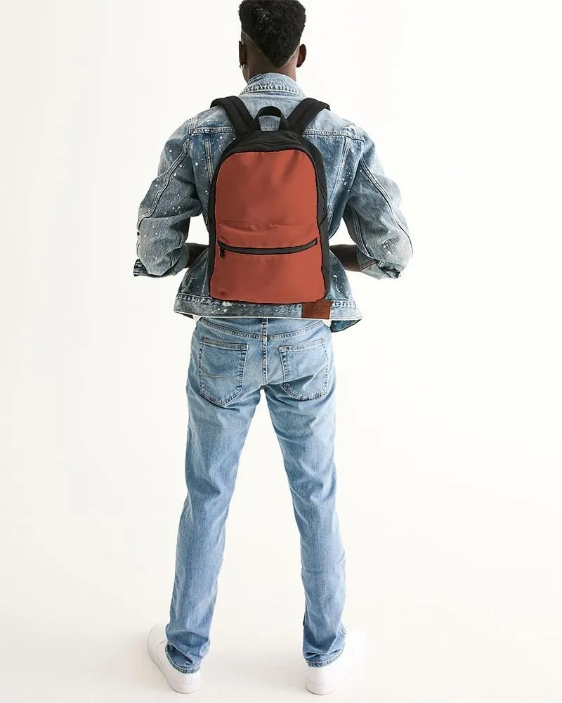 Shaded Midtone Red Canvas Backpack | C0M80Y80K30