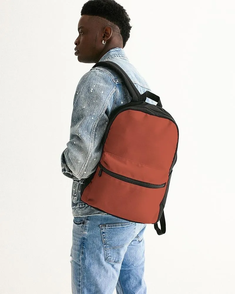 Shaded Midtone Red Canvas Backpack | C0M80Y80K30