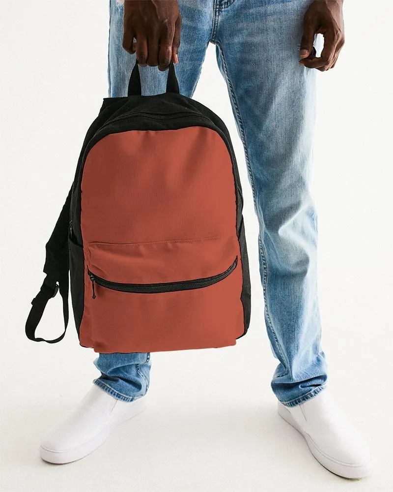 Shaded Midtone Red Canvas Backpack | C0M80Y80K30