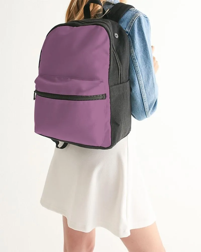 Shaded Pastel Purple Canvas Backpack | C15M60Y0K30
