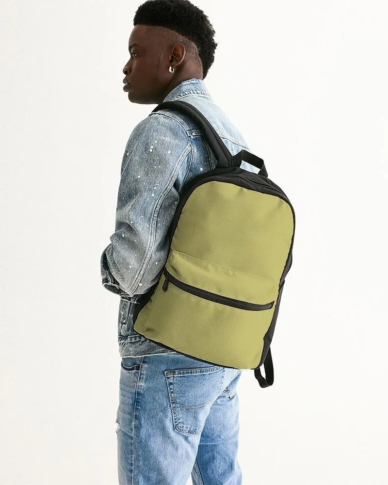 Shaded Pastel Yellow Canvas Backpack | C0M0Y60K30