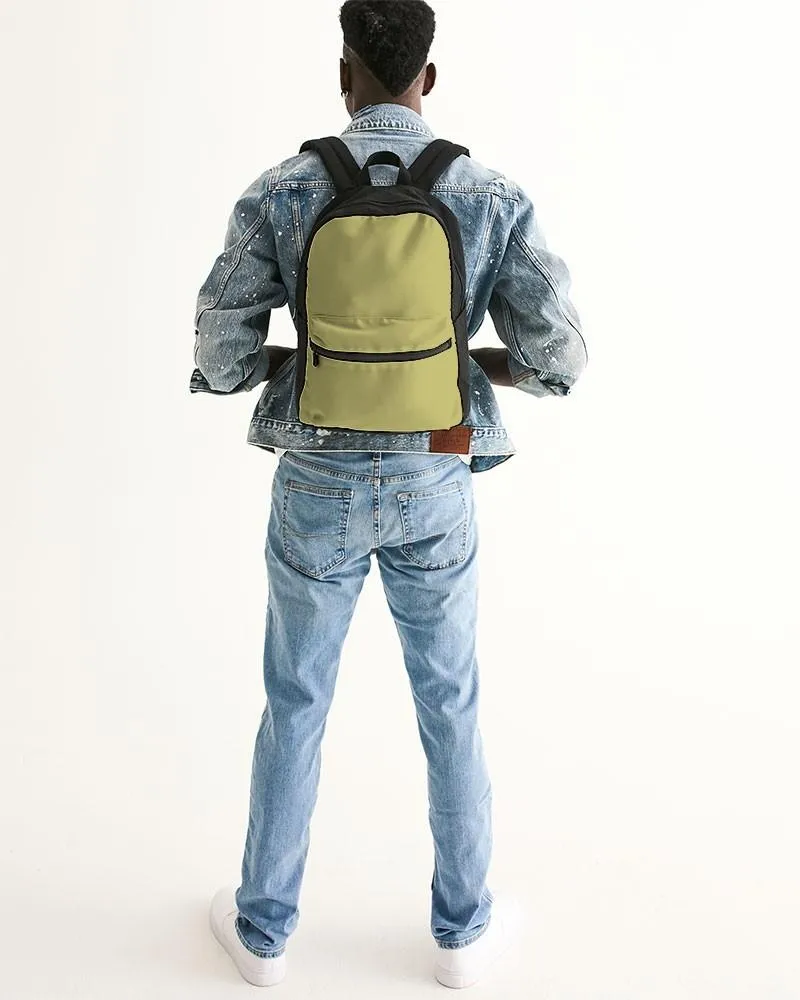Shaded Pastel Yellow Canvas Backpack | C0M0Y60K30