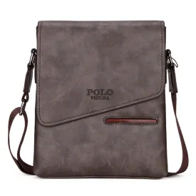 Vicuna Polo Vintage Leather Bag - Brown