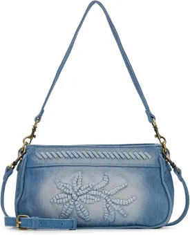 Vintage Distressed Leather Nova Crossbody