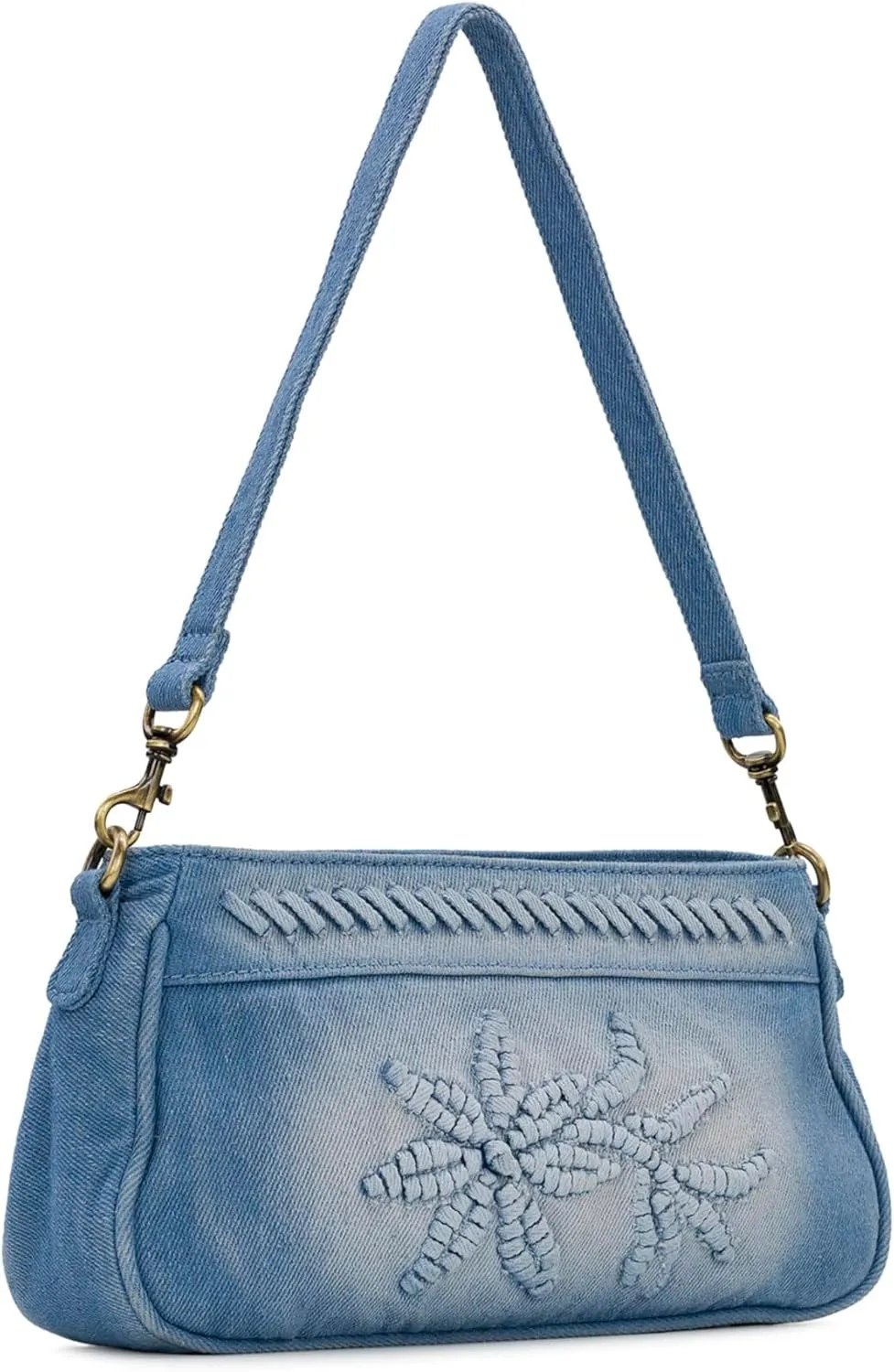 Vintage Distressed Leather Nova Crossbody